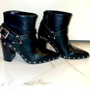 Charles David Western Heeled Boots